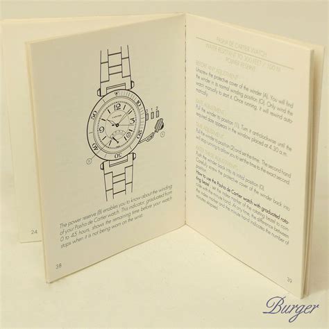 pasha de cartier watch manual